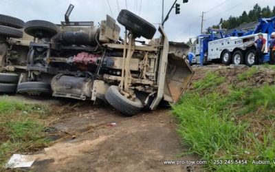 Dump Truck Recovery East Valley Highway Auburn, WA