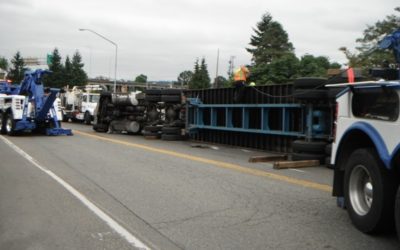 Tip Over in Auburn, WA Truck Recovery