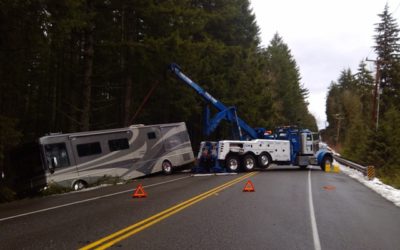 Motorhome vs Coyote Ravensdale, WA